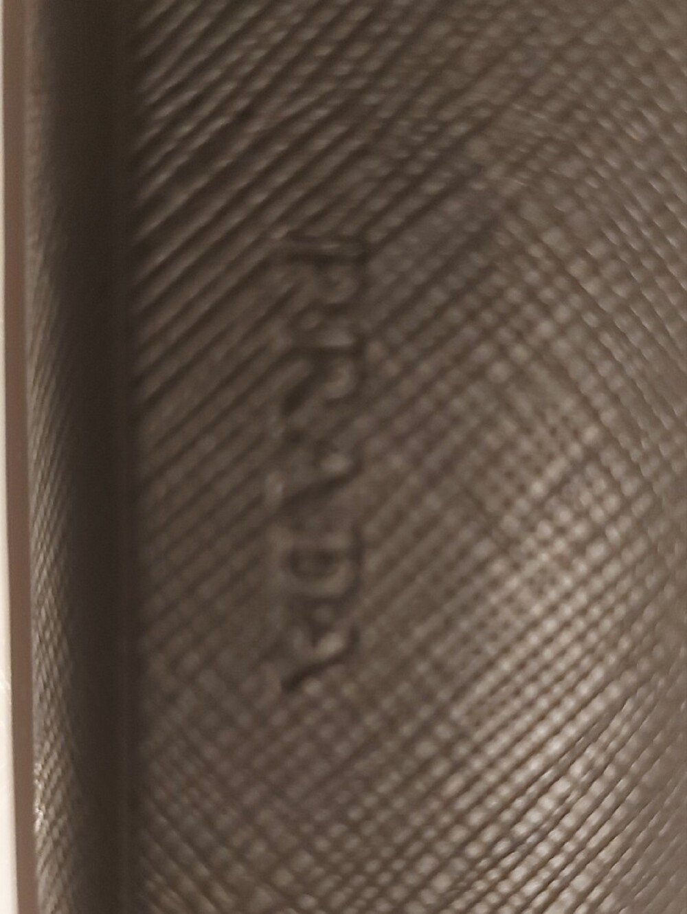 Prada Black Textured Saffiano Glasses Case - Picture 5 of 5